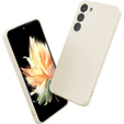 Telefontok a Samsung Galaxy S23 5G, Silicone Lite, bézs színű