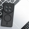Tok Honor Magic 7 Lite-hoz, MagSafe, ERBORD Matt Case, fekete