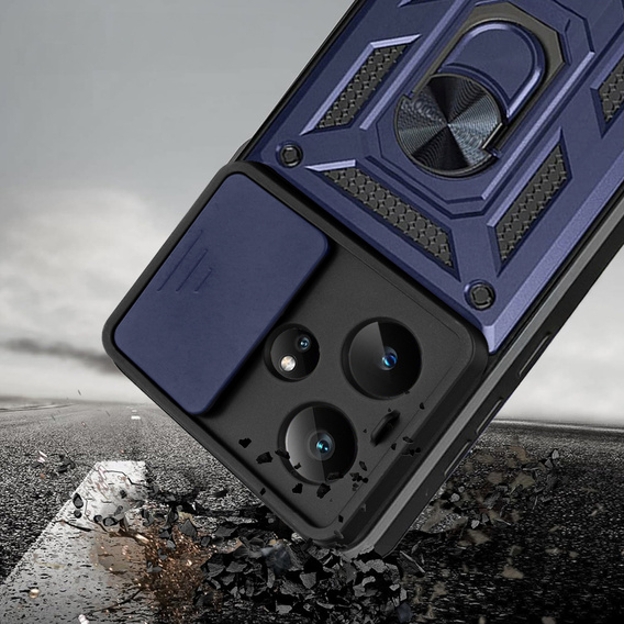 Telefontok a Realme GT 7 / 7T, CamShield Slide, kék