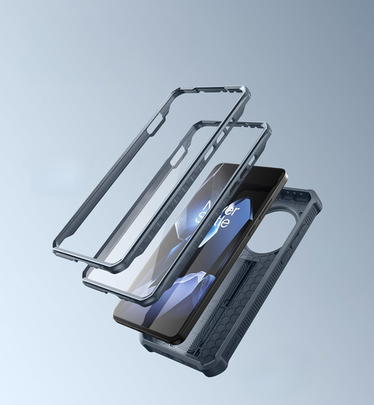 Páncélozott tok a OnePlus 13, Dexnor Full Body (Two Frames), kék