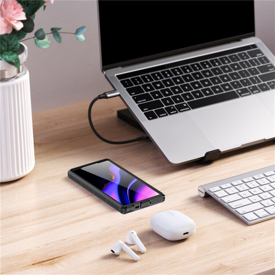 Vízálló tok Samsung Galaxy S24 Ultra, Redpepper, MagSafe-hoz, fekete