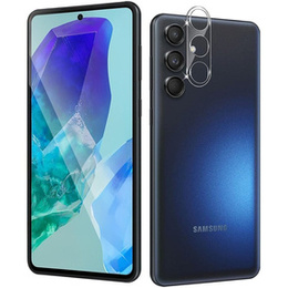 Edzett kameraüveg Samsung Galaxy M55, átlátszó
