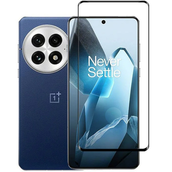 3D edzett üveg OnePlus 13 készülékhez, fekete keret