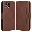 Pattintható tok a T Phone 2 5G, Card Slot, barna