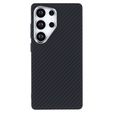 Tok Samsung Galaxy S25 Ultra, Carbon Fiber MagSafe, fekete