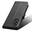 Pattintható tok a Oppo A38 4G / Oppo A18 4G, Wallet Smart Magnet, fekete