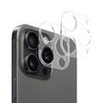 2x ERBORD edzett üveg a kamera számára, hogy iPhone 15 Pro / 15 Pro Max
