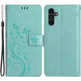 Pattintható tok a Samsung Galaxy A14 4G/5G, Mandala Flower, zöld
