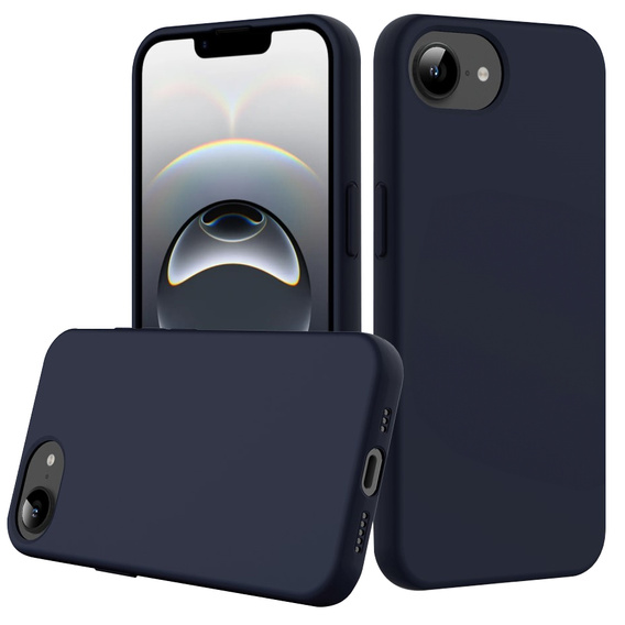 Telefontok a iPhone 16e, Silicone MagSafe, sötétkék