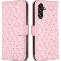 Pattintható tok a Samsung Galaxy A15, Wallet, BINFEN COLOR, rózsaszín