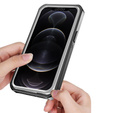 Tok iPhone 13 készülékhez, Shockproof, fóliával, kék