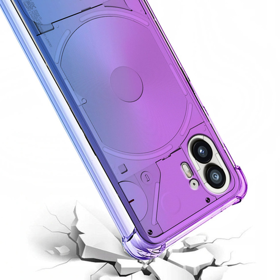 Tok Nothing Phone 2 5G, Gradient Dropproof, Lila / kék