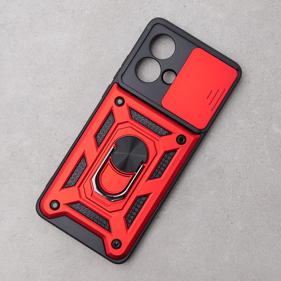 Telefontok a Motorola Edge 40 Neo, CamShield Slide, piros