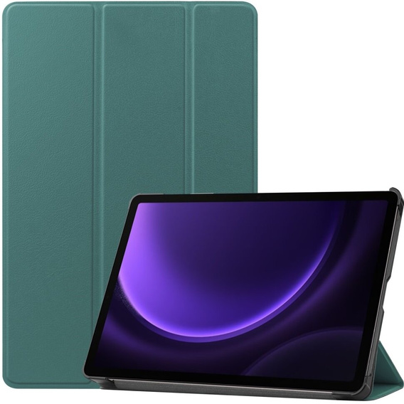 tok Samsung Galaxy Tab S9 FE-hoz, háromrétegű, zöld
