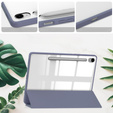 Tok Samsung Galaxy Tab S10 FE+ Plus, Smartcase Hybrid, tolltartó résszel, lila