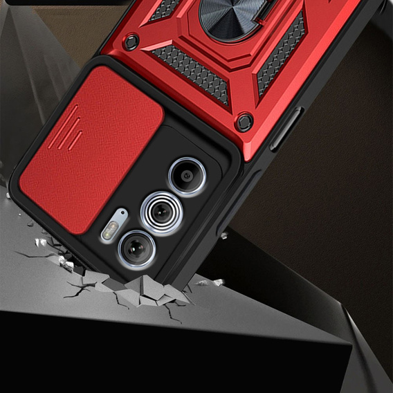 Telefontok a Motorola Edge 30 Pro, CamShield Slide, piros