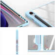 Tok Samsung Galaxy Tab S10 Lite / S10 FE / S9 FE, Dux Ducis TOBY, kék