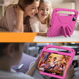 Gyermek tok Xiaomi Pad 7 / 7 Pro, fogantyúval, rózsaszín
