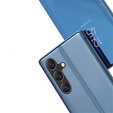 Telefontok a Samsung Galaxy A15, Clear View, fekete + 9H üveg