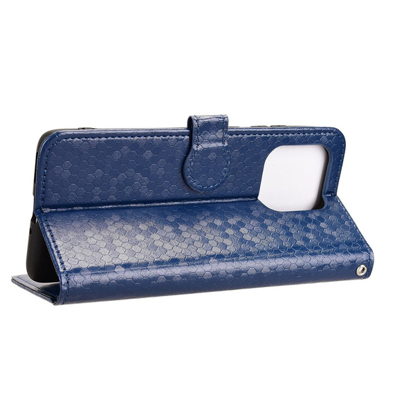 Flap tok Motorola Edge 60 / 60 Fusion, Wallet Rhombus, kék