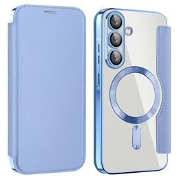 Pattintható tok a Samsung Galaxy A56, RFID Wallet MagSafe CamShield, kék