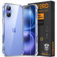 Tok a iPhone 16, Erbord Dropproof, átlátszó + Glass