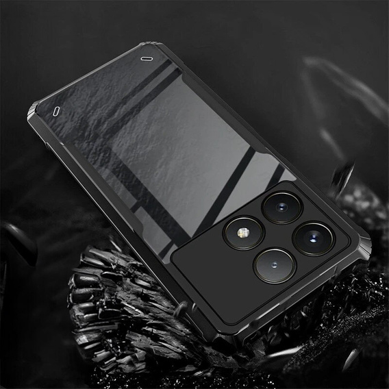 Telefontok a Xiaomi Poco F6 Pro, AntiDrop Hybrid, fekete