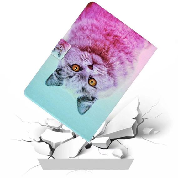 Telefontok a Samsung Galaxy Tab A9+ X210 / X215 / X216B, pink cat