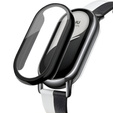 2in1 tok + edzett üveg a Xiaomi Smart Band 10 / 9 / 8-hoz, fekete