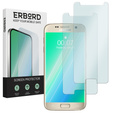 2x edzett üveg a Samsung Galaxy S6, ERBORD 9H Hard Glass a képernyőn