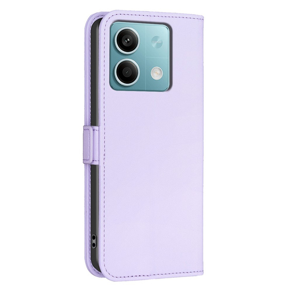 Pattintható tok a Xiaomi Redmi Note 13 5G, BINFEN Wallet, lila