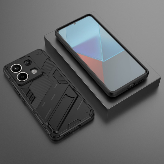 Tok Xiaomi Redmi Note 13 Pro 5G, Military kickstand, fekete