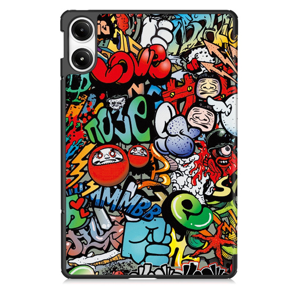 Tok Xiaomi Redmi Pad Pro / Xiaomi Poco Pad, Smartcase, graffiti