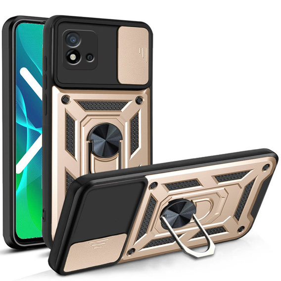 Telefontok a Realme C11 2021, CamShield Slide, arany