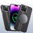 Tok iPhone 14 Pro, Carbon Fiber MagSafe, fekete