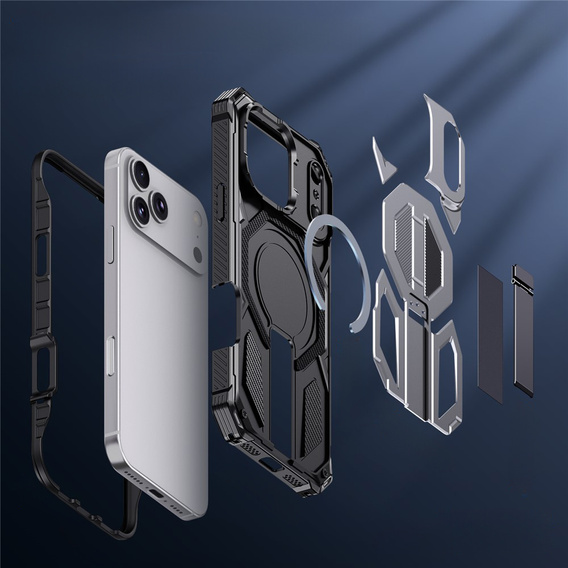 MagSafe-kompatibilis védőtok állvánnyal iPhone 17 Pro Max készülékhez