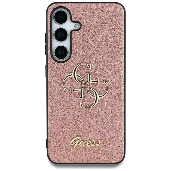 GUESS Telefontok a Samsung Galaxy S25 Ultra, 4G Big Metal Logo, rózsaszín