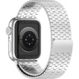 Acél karperec Apple Watch 1/2/3/4/4/5/6/7/8/SE/ULTRA 42/44/45/45/49 MM - ezüst