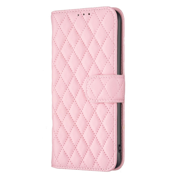 Pattintható tok a Oppo A17, Wallet, BINFEN COLOR, rózsaszín
