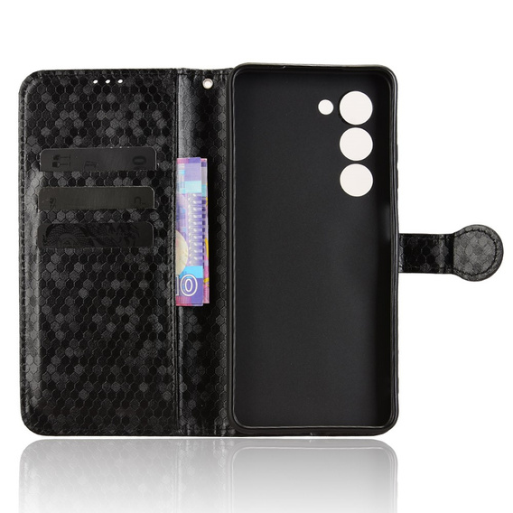 Flap tok Oppo A5 5G / A5m, Wallet Rhombus, fekete