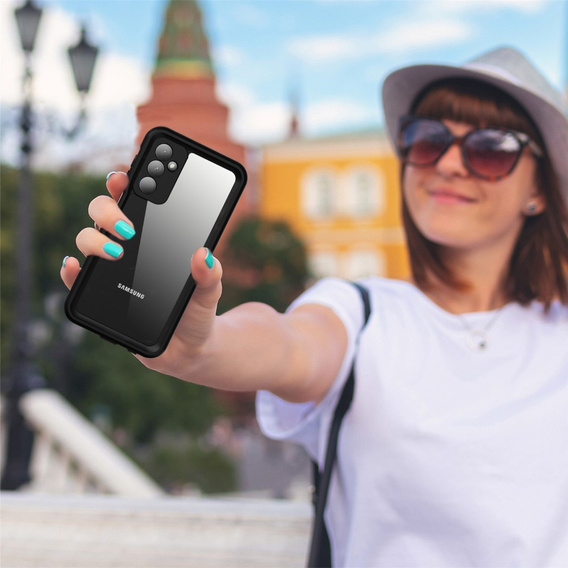 IP68 vízálló tok a Samsung Galaxy A25 5G, Redpepper, fekete