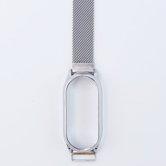Milánói acél karkötő a Xiaomi Smart Band 10 / 9 / 8 készülékhez