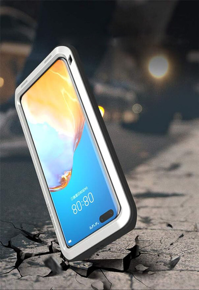 Love Mei Telefontok a Huawei P40 Pro, armored without glass, ezüst