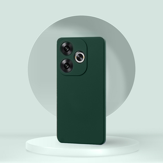 Telefontok a Xiaomi Poco F6, Silicone Lite, zöld