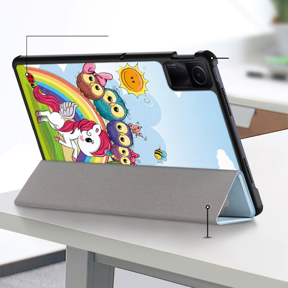 Tok Xiaomi Redmi Pad SE 11", Smartcase, unicorn