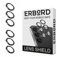 2x Camera Glass for Samsung Galaxy S24, ERBORD Camera Lens, fekete