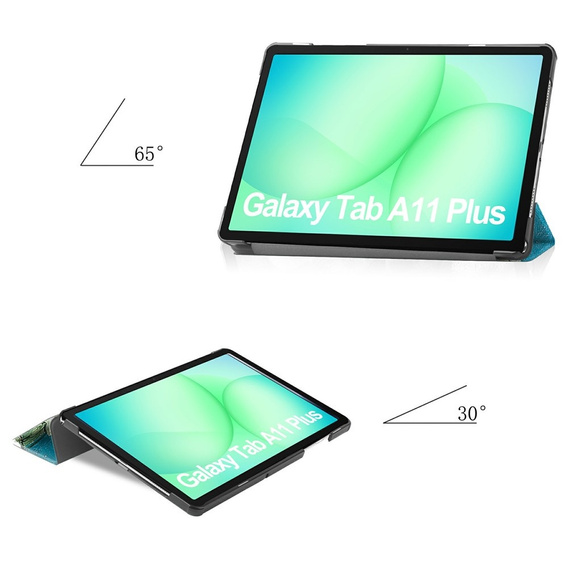 Smartcase nyomtatott mintával Samsung Galaxy Tab A11+/A9+ készülékekhez