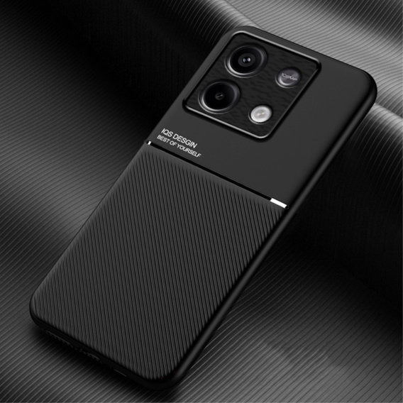 tok Xiaomi Redmi Note 13 5G, mágneses markolatlemezzel, fekete