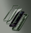 Páncélozott tok iPhone 12 / iPhone 12 Pro készülékhez, Dexnor CamProtect MagSafe, zöld (Két keret)