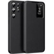 Flip tok Samsung Galaxy S22 Ultra, Smart View Wallet, fekete